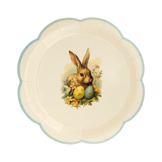 Assiettes lapin vintage