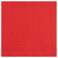 Serviettes uni rouge