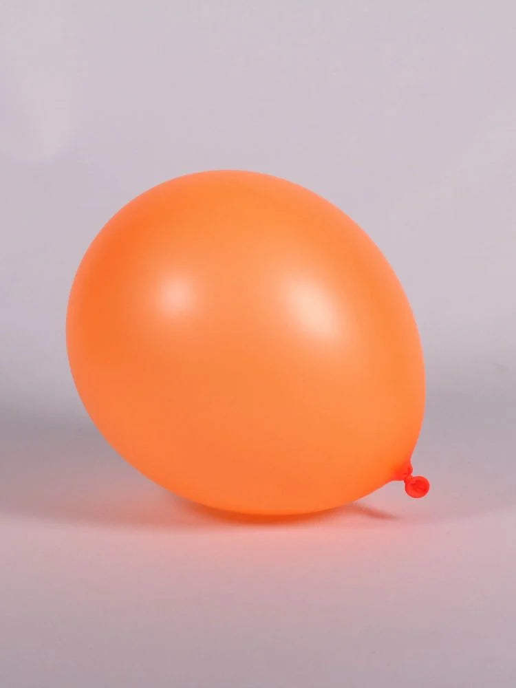 5" Ballon en latex orange néon