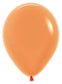 5" Ballon en latex orange néon