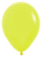 11" Ballon en latex jaune néon